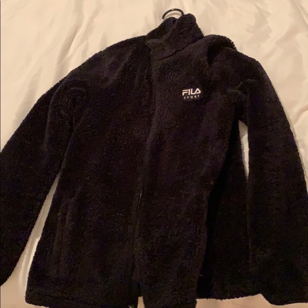 Fila sport black flex zip jacket